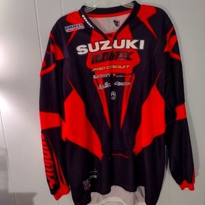 Thor MX jersey size large SUZUKI THORCORE MX LARGE  FREE $HIPPING  FREE SHIPPING